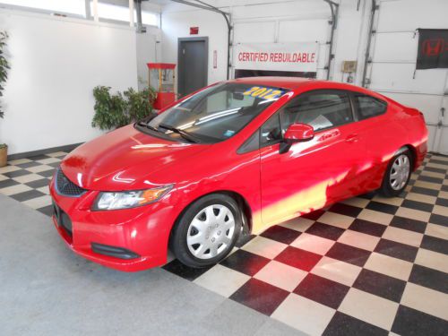 2012 honda civic coupe ex no reserve salvage rebuildable easy repair