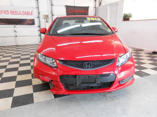 2012 Honda Civic Coupe EX NO RESERVE Salvage Rebuildable Easy repair, image 12