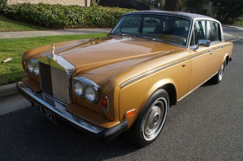 1979 silver wraith ii with 43k original miles in rare original &#039;honey&#039; color!