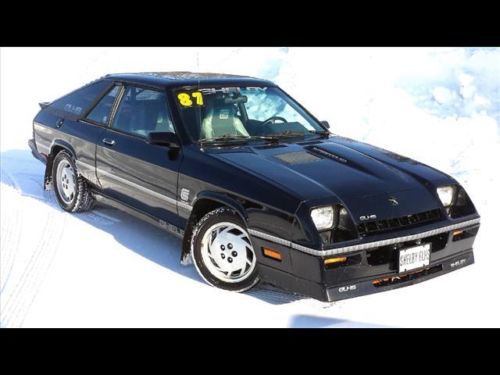 Glhs shelby turbo manual 2.2l sunroof rust-free super clean very original!