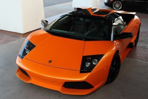 2008 lamborghini murcielago roadster. e gear. carbon. glass bonnet. like new.