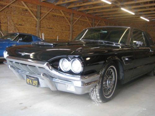 1965 ford thunderbird. california black plate