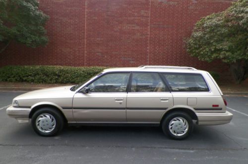 1991 toyota camey dx wagon 1 owner georgia owned gas saver est 29 mpg no reserve