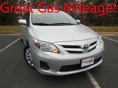 Le toyota corolla low miles 4 dr sedan automatic gasoline 1.8l 4 cyl engine clas