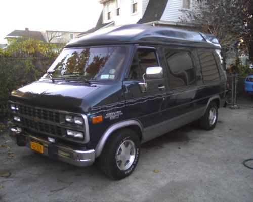 1995 chevrolet conversion van hi top g 20 chevy