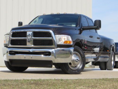 2011 ram 3500 slt (6.7) cummins 6spd leather 1-owner carfax goose-neck jakes tx