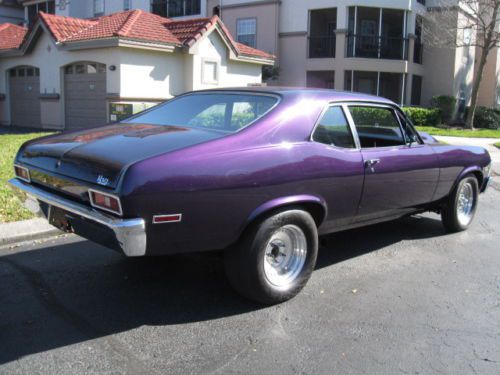 1971 chevrolet nova coupe 2-door 6.5l 396 v8 florida purple