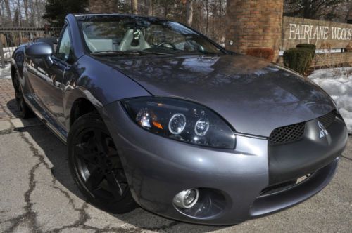 2007 eclipse spyder gs.no reserve.conv.2.4 l.cruise/matte black/rebuilt/salvage