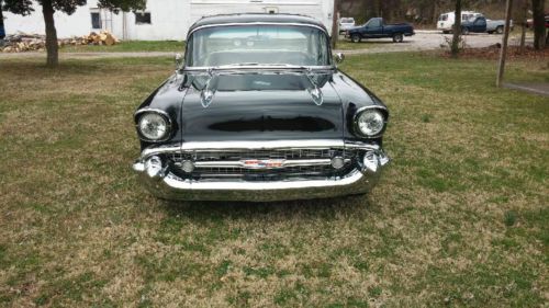 1957 chevrolet 210 big block 454cu.in. automatic black restored low reserve