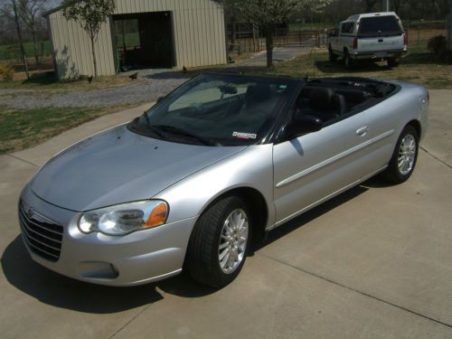2005 chrysler sebring touring convertible 80564  miles