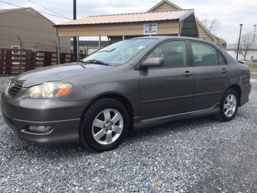 2005 toyota corolla s sedan 4-door 1.8l runs great no reserve great gas saver