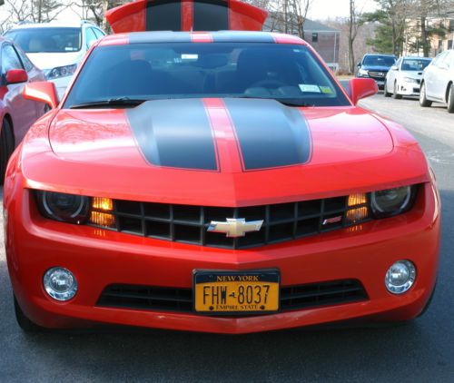 2011 inferno orange camaro 2lt. low 12,000 miles &#034;always hand washed&#034;