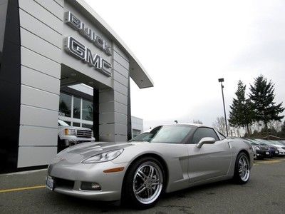 2005 chevrolet corvette coupe beautiful machine silver paint navigation !mint !