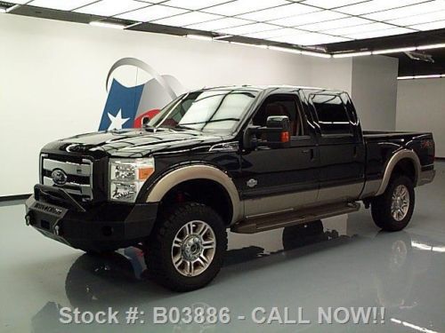 2011 ford f-250 king ranch crew 4x4 diesel sunroof nav texas direct auto