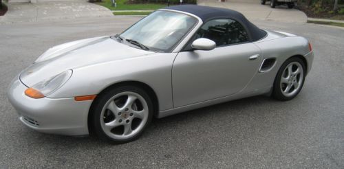 2001 porsche boxster roadster convertible 2-door 2.7l no reserve!!!