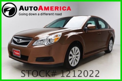 We finance! 34604 miles 2011 subaru legacy 2.5i ltd pwr moon  moonroof