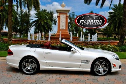 White red navigation ventilated seats pana roof clean florida carfax
