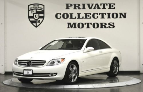 2007 mercedes-benz cl600 white black 27k low miles