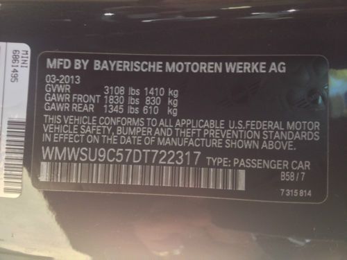 2013 Mini Cooper S John Cooper Works Limited Edition GP, US $34,900.00, image 20