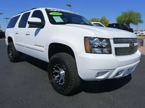 2008 chevrolet chevy suburban lt 1500 4x4 used lifted suv level kit~kmc wheels