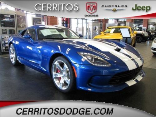 2013 srt viper gts coupe 2-door 8.4l, v10, blue, launch edition 125/150, mopar