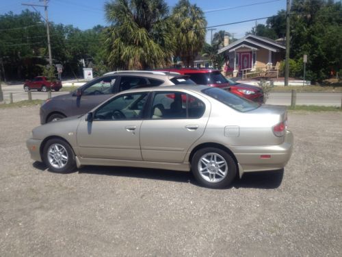 2002 infiniti g20 sedan fl car 2 owner adult female beige metallic / tan