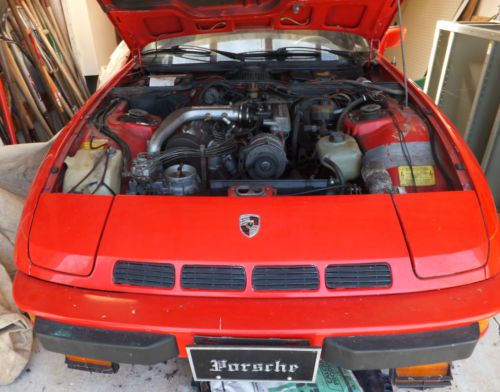 1980 red porsche turbo 924 e80s restore of for parts new brakes &amp; clutch