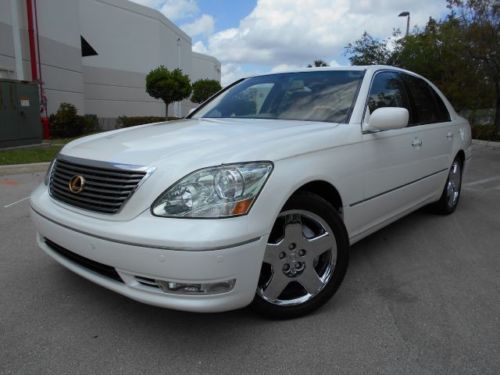 2005 lexus ls 430 1 owner! brand new tires!! heated and cooled seats! clean fax!