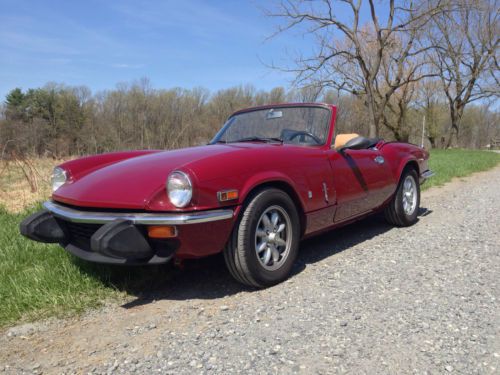 1978 triumph spitfire 1500 - soft top, hard top, tonneau. runs well, spare parts