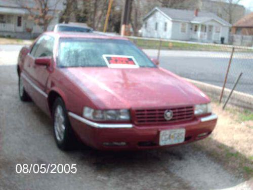 1998 cadillac el dorado etc. red