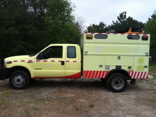 2003 ford f450 4x4 7.3 powerstroke diesel extended cab 4 door service body