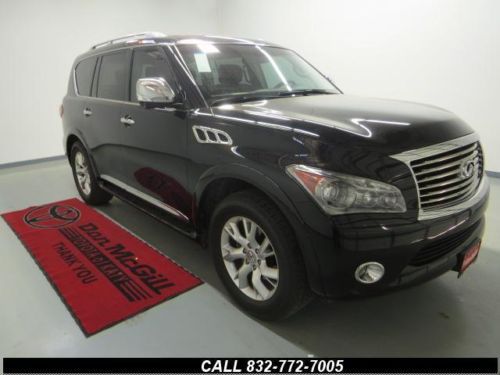 Qx56, nav, dual dvd entertainment screens, heated 2nd row seats