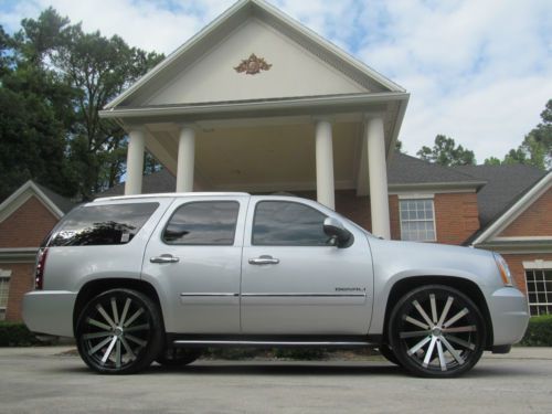 2013 gmc yukon denali sport utility 4-door 6.2l 24&#034; custom wheels 12,000 miles