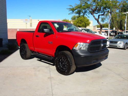 Lifted 2 Door Reg CabTradesman New 4.7L V8 4X4 Red Mopar 4WD Custom Financing, image 3