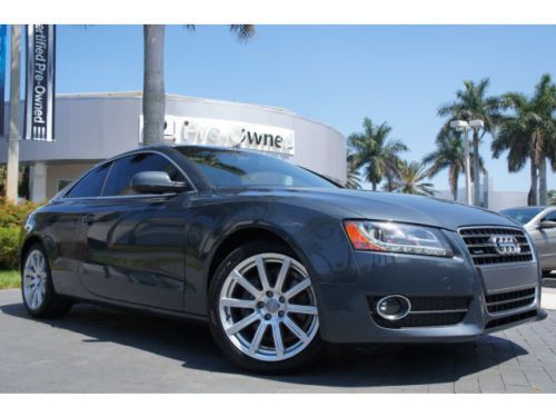 2011 audi a5 2.0t quattro premium plus tiptron 1 owner clean carfax florida car