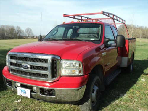 2006 ford f350 drw 4x4 powerstroke auto kss utility service bed xlt good conditi