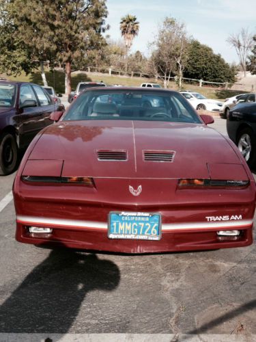 1985 firebird trans am manual transmission