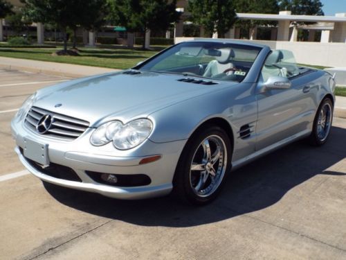 2003 mercedes-benz sl500 immaculate clean carfax low miles smoke free