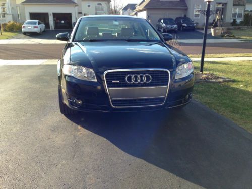 2007 audi a4 2.0t quattro - black, awd, low miles!!!!