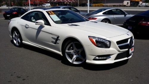 13 mercedes benz sl 550 4.6l twin-turbo v8 finance loaded finance low miles