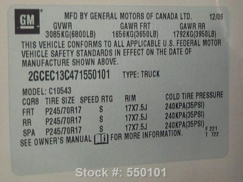 2007 CHEVY SILVERADO CREW CAB V8 AUTO 6-PASSENGER 66K TEXAS DIRECT AUTO, US $18,980.00, image 11