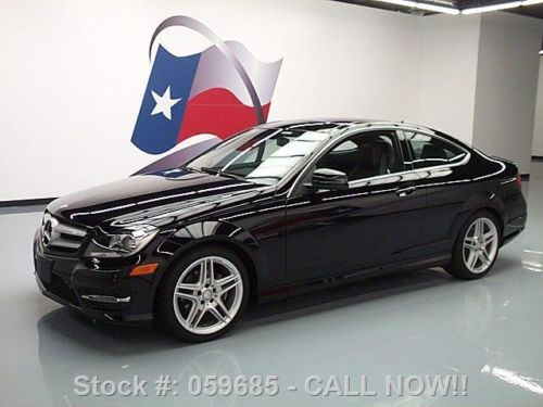 2013 mercedes-benz c250 coupe p1 pano roof nav 4k miles texas direct auto