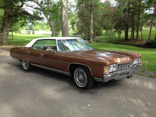 1971 chevrolet caprice 400, 4 door, automatic, a/c, 49,000 original miles