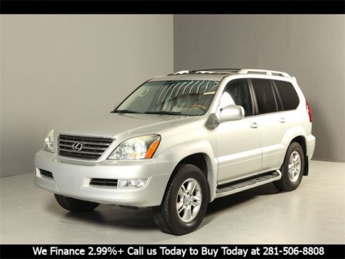 2004 lexus gx470 awd nav dvd 7-pass sunroof marklevinson wood rearcam xenons pdc