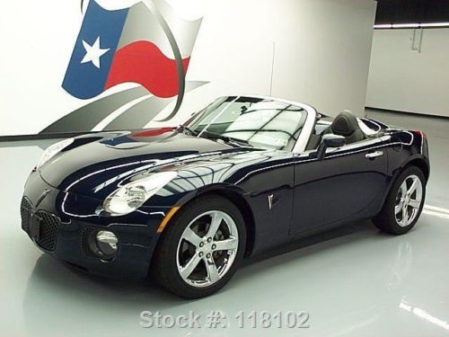 2008 pontiac solstice gxp convertible auto leather 54k texas direct auto