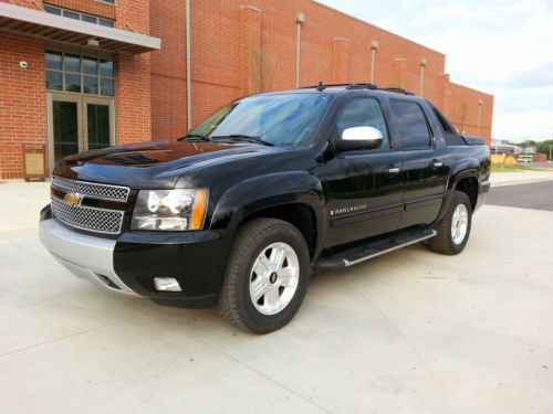 2008 chevrolet avalanche lt z71 black leather, sunroof, bose 5.3l