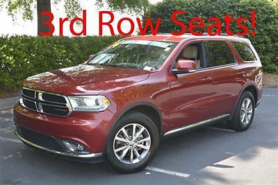 Dodge durango crew low miles 4 dr suv automatic 3.6l v6 sfi dohc 24v deep cherry