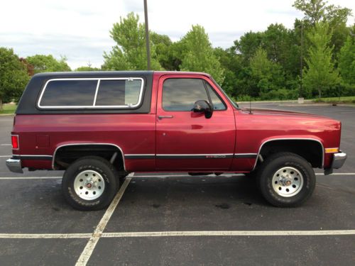 1991 gmc jimmy (blazer) exceptionally clean original truck