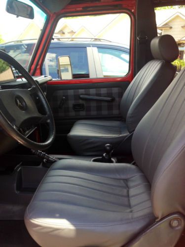 1987 mercedes benz 230 ge g wagen cabriolet red, image 10