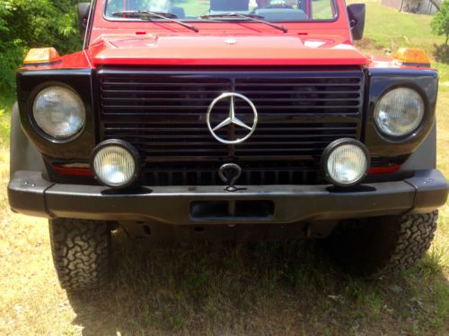 1987 mercedes benz 230 ge g wagen cabriolet red, image 21